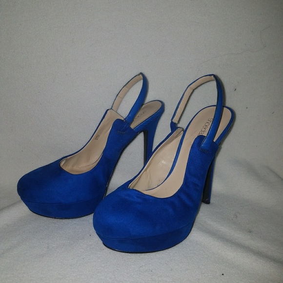 Cobalt Blue Heels - Picture 2 of 3